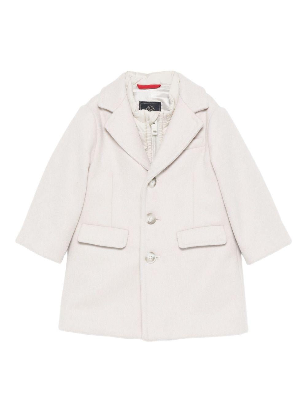 Cappotto per neonato Fay Kids beige con revers a lancia - Rubino Kids