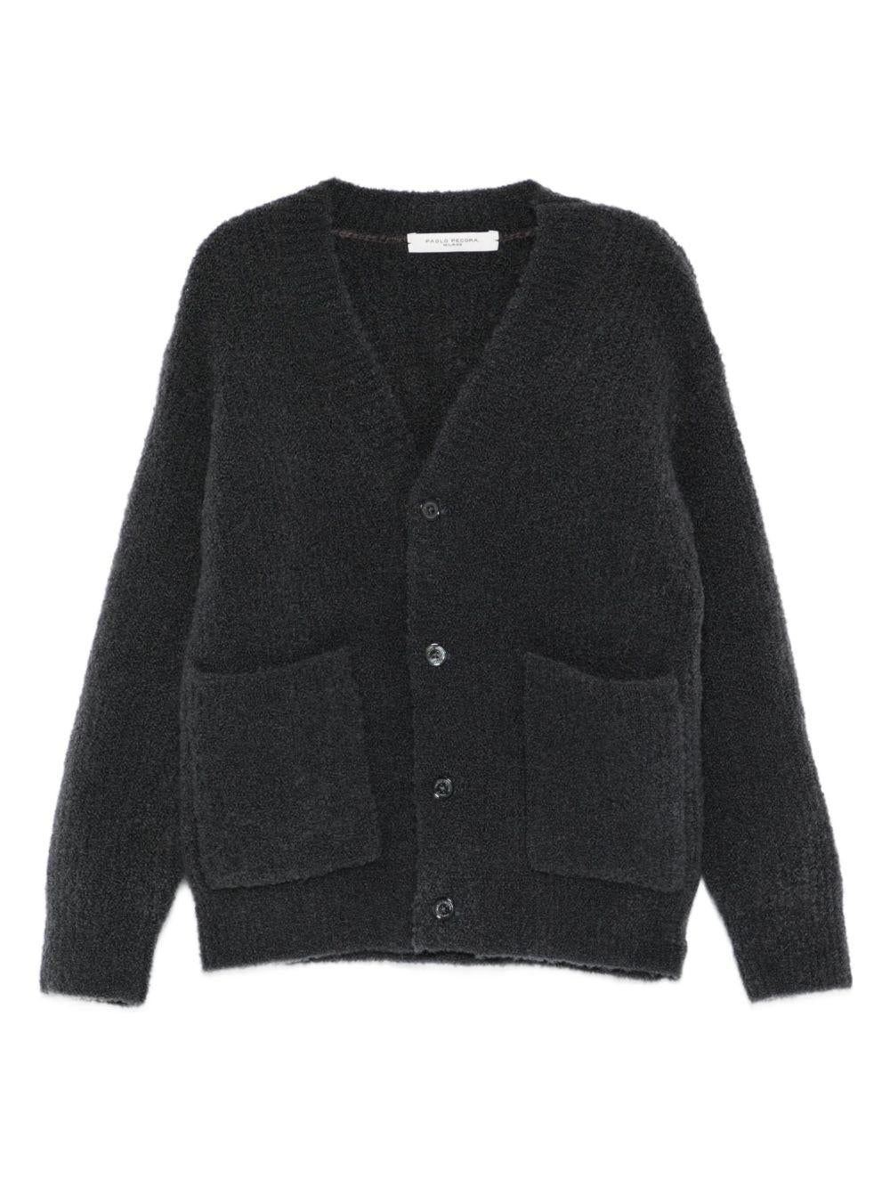 Cardigan per bambino Paolo Pecora Kids grigio con bottoni - Rubino Kids