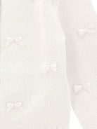 Cardigan per neonata Monnalisa bianco con fiocco - Rubino Kids