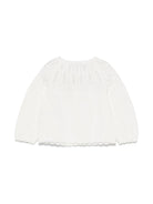 Cardigan per neonata Tartine Et Chocolat bianco open work - Rubino Kids