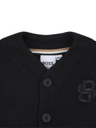 Cardigan per neonato BOSS Kidswear nero con bottoni - Rubino Kids