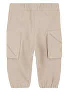 Cargo per neonato Kenzo Kids beige con logo ricamato - Rubino Kids