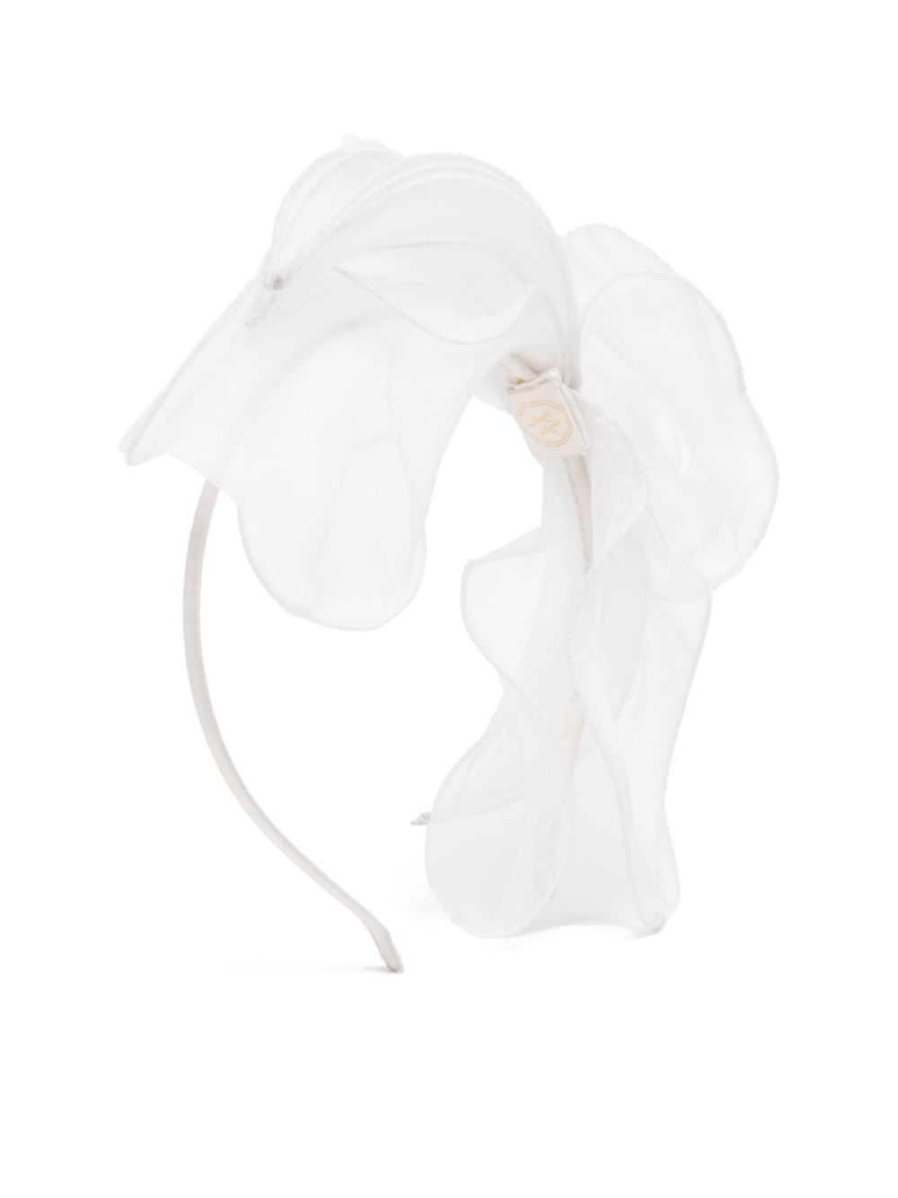 Cerchietto per bambina MAISON AVA bianco con fiocco - Rubino Kids