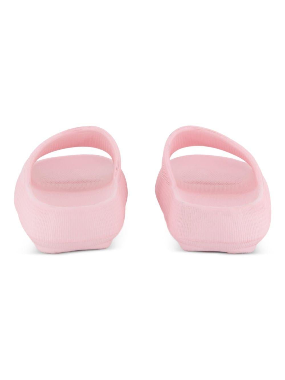 Ciabatte per bambina The Marc Jacobs Kids rosa con logo in rilievo - Rubino Kids