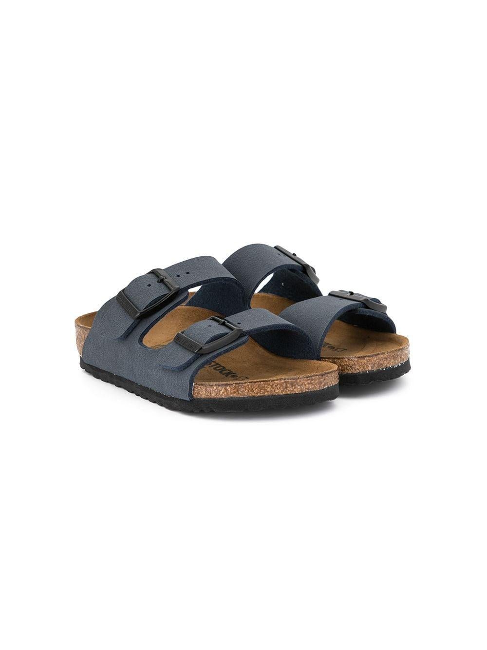 Ciabatte per bambini Birkenstock Kids Arizona blu con fibbia - Rubino Kids