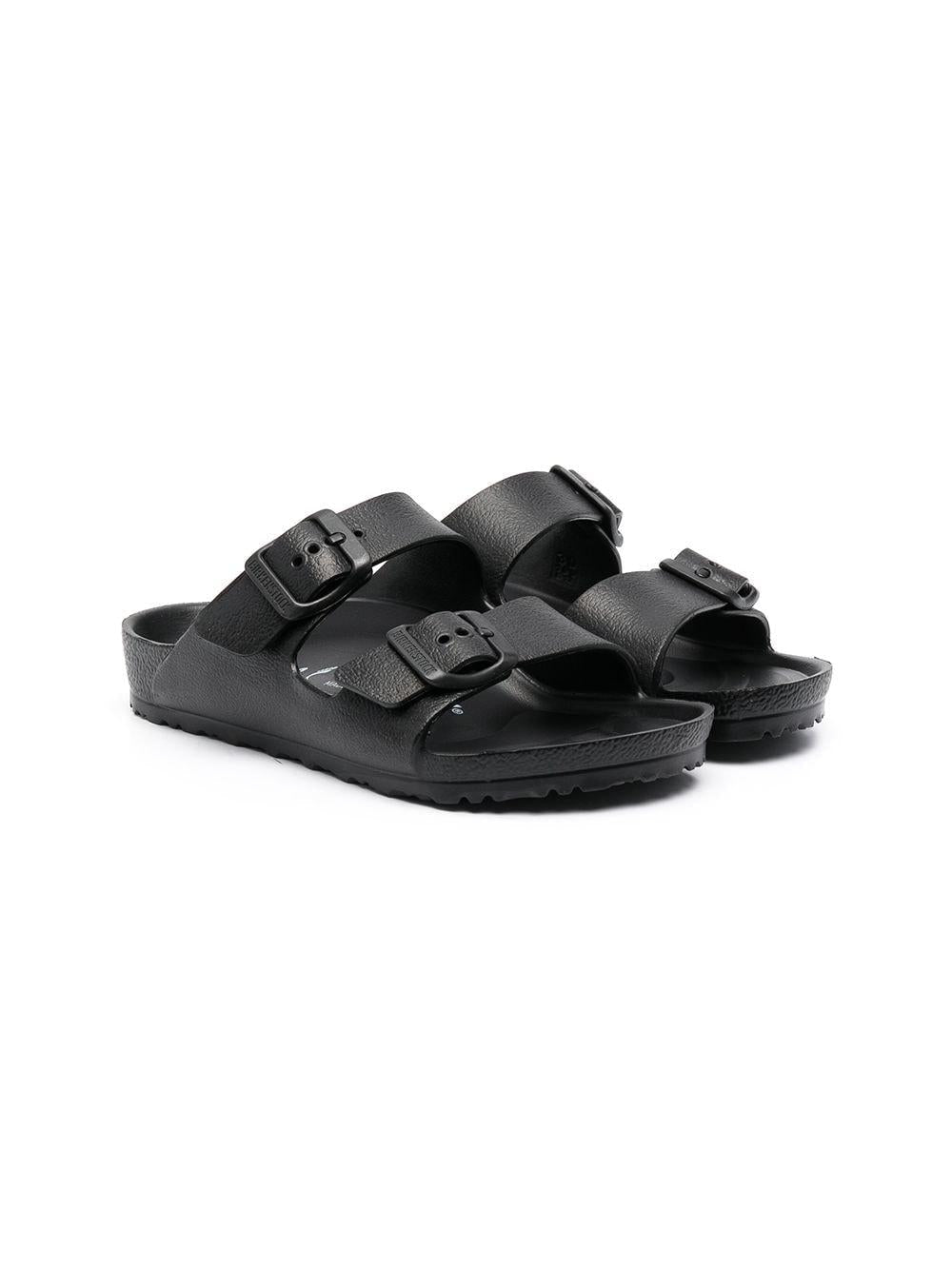 Ciabatte per bambino Birkenstock Kids Arizona Eva nero con fibbia - Rubino Kids