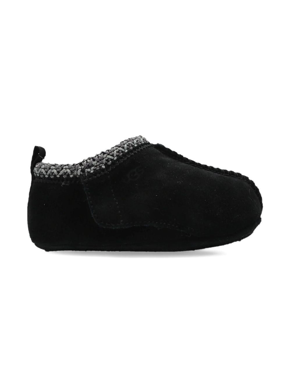 Ciabatte per neonati UGG Kids nere con punta tonda - Rubino Kids