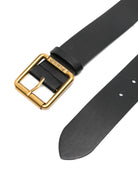 Cintura per bambina Pinko Kids nera con logo inciso - Rubino Kids