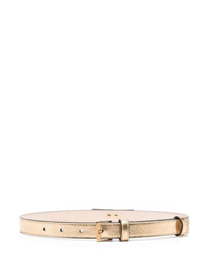 Versace Kids gold belt for girls with Medusa head motif