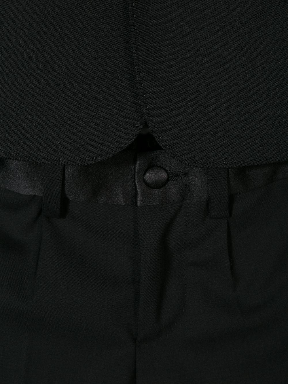 Completo elegante per neonato Dolce & Gabbana nero modello con risvolto - Rubino Kids