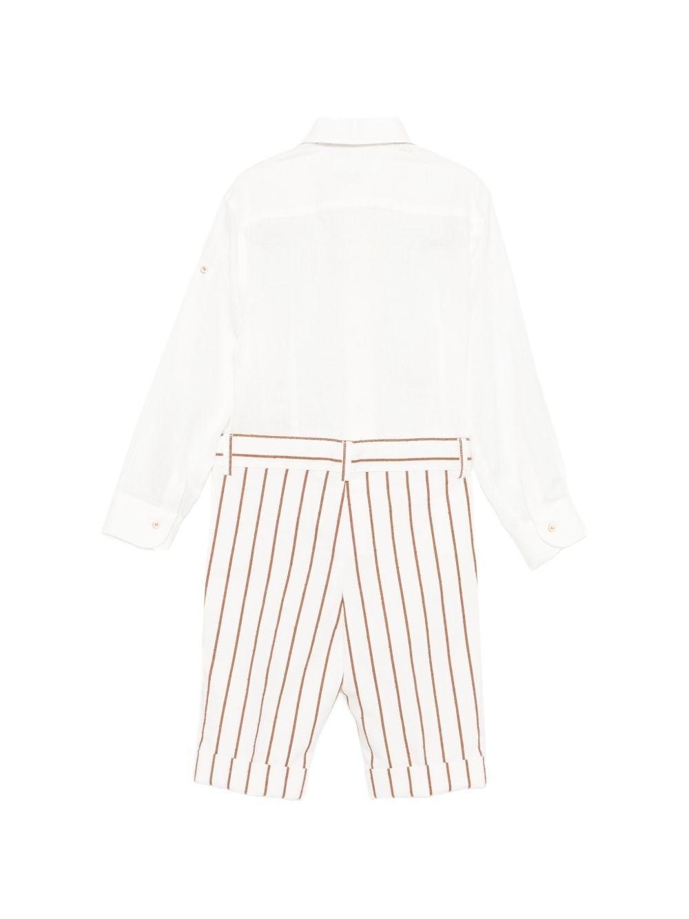 Completo per bambino Colorichiari multicolore con design a righe - Rubino Kids