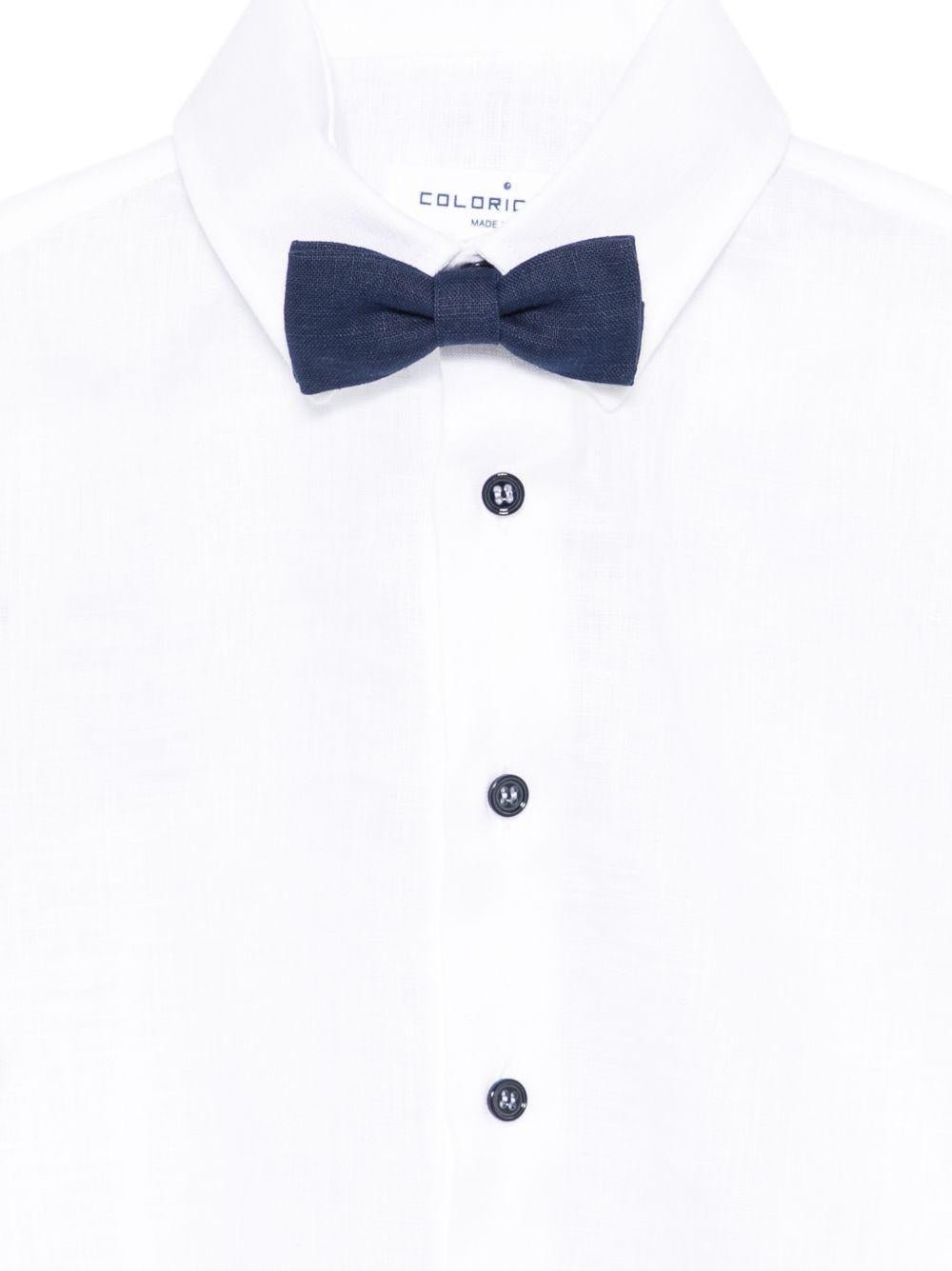 Completo per bambino Colorichiari multicolore con papillon abbinato - Rubino Kids