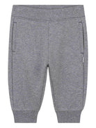 Completo per neonato Boss Kids grigio con applicazione logo - Rubino Kids