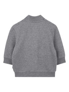 Completo per neonato Boss Kids grigio con applicazione logo - Rubino Kids