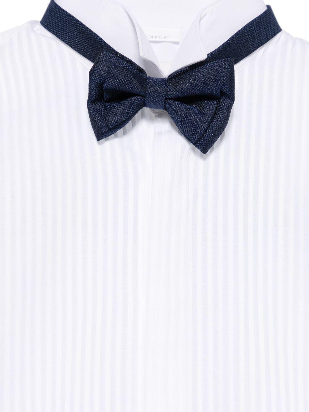 Completo tre pezzi comfort per bambino Colorichiari blu con effetto plissettato - Rubino Kids