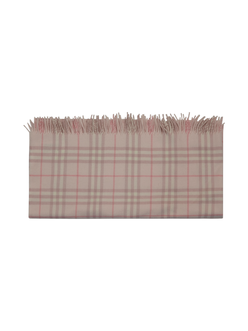 Coperta per neonata Burberry Kids rosa con motivo Vintage Check - Rubino Kids