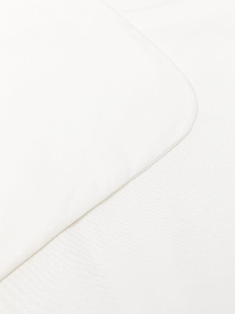 Coperta per neonata Elisabetta Franchi La Mia Bambina avorio con logo ricamato - Rubino Kids