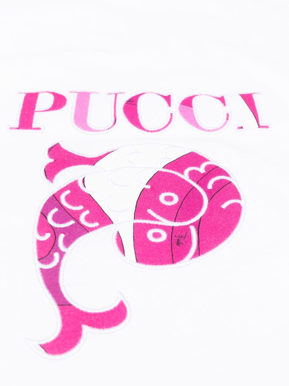 Coperta per neonata Emilio Pucci Junior multicolor con ruches - Rubino Kids