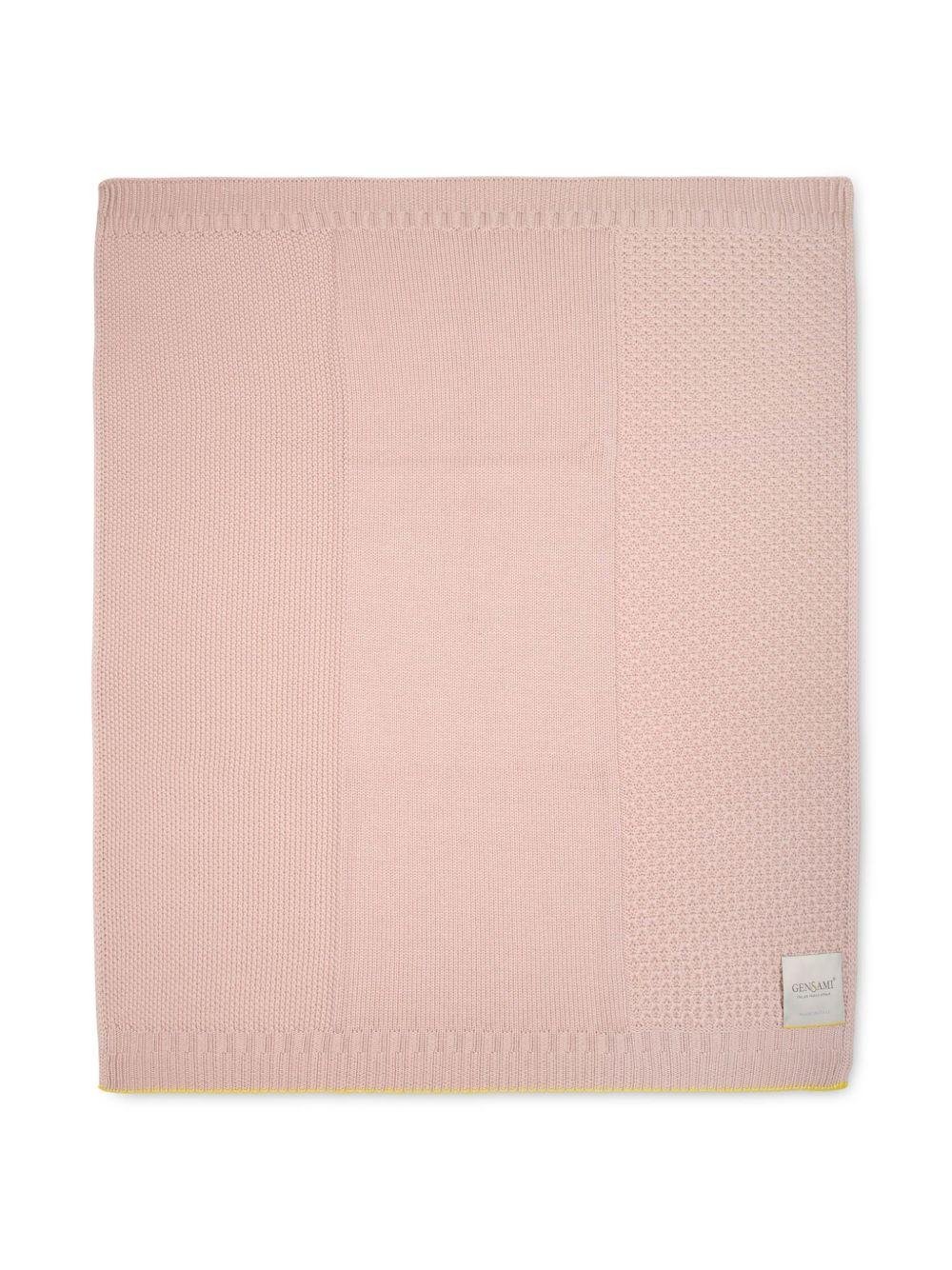Coperta per neonata Gensami kids rosa lavorato all'uncinetto - Rubino Kids