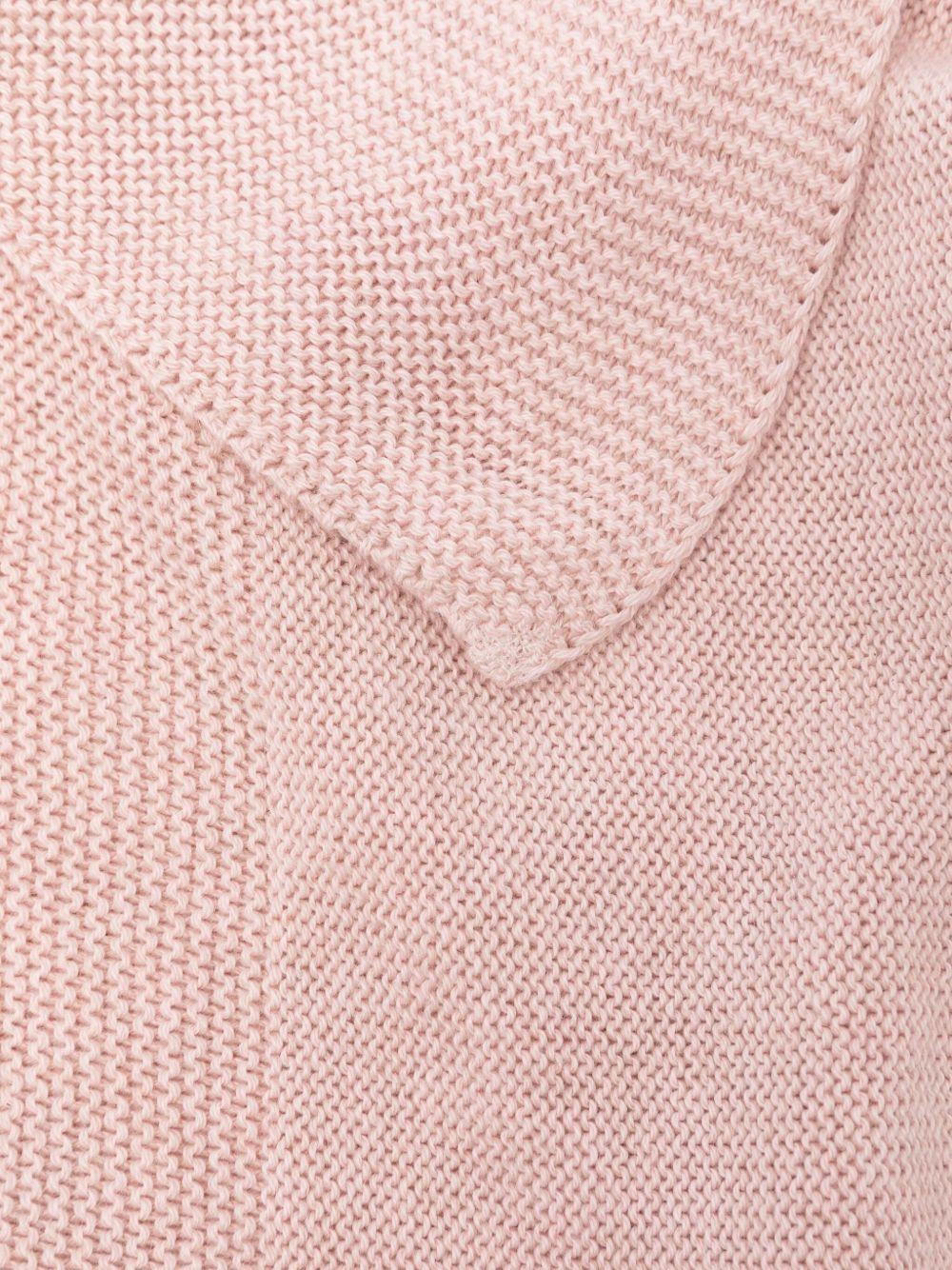 Coperta per neonata Paz Rodríguez rosa con orlo irregolare - Rubino Kids