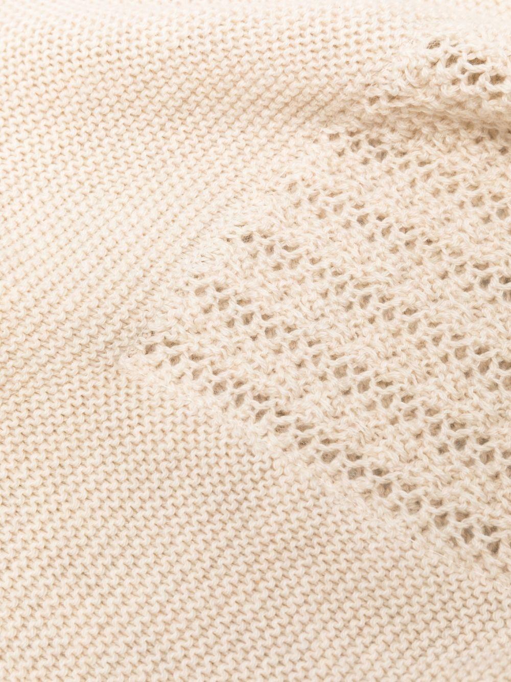 Coperta per neonato Paz Rodríguez beige con dettaglio fiocco - Rubino Kids