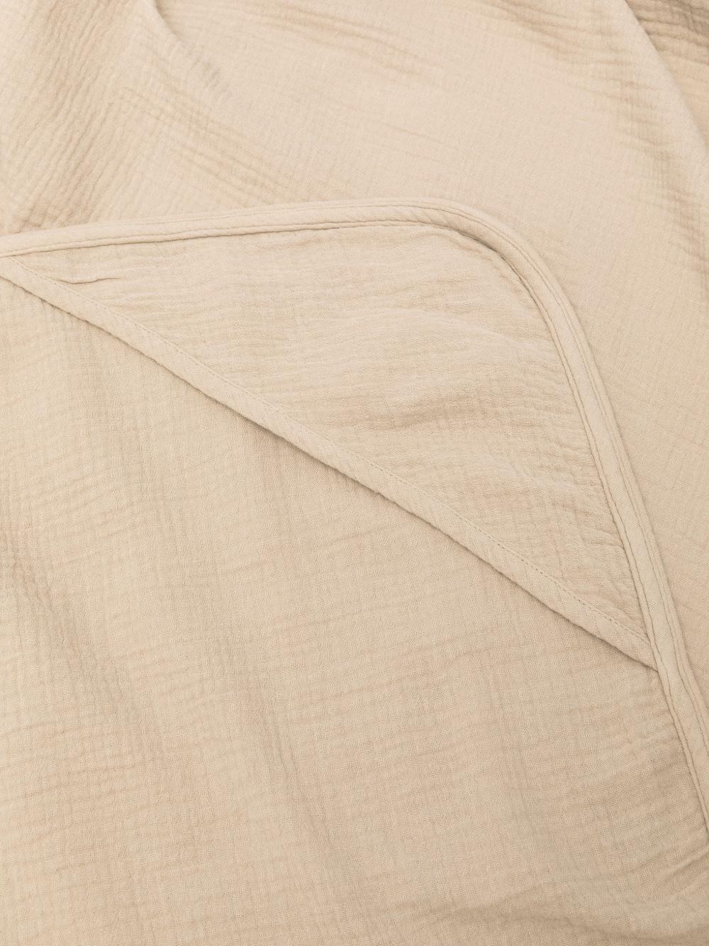 Coperta Plokie per neonati Donsje beige con ricamo orsetto - Rubino Kids