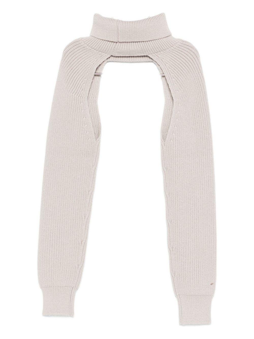 Coprispalle per bambina Pinko Kids grigio con dettaglio logo - Rubino Kids