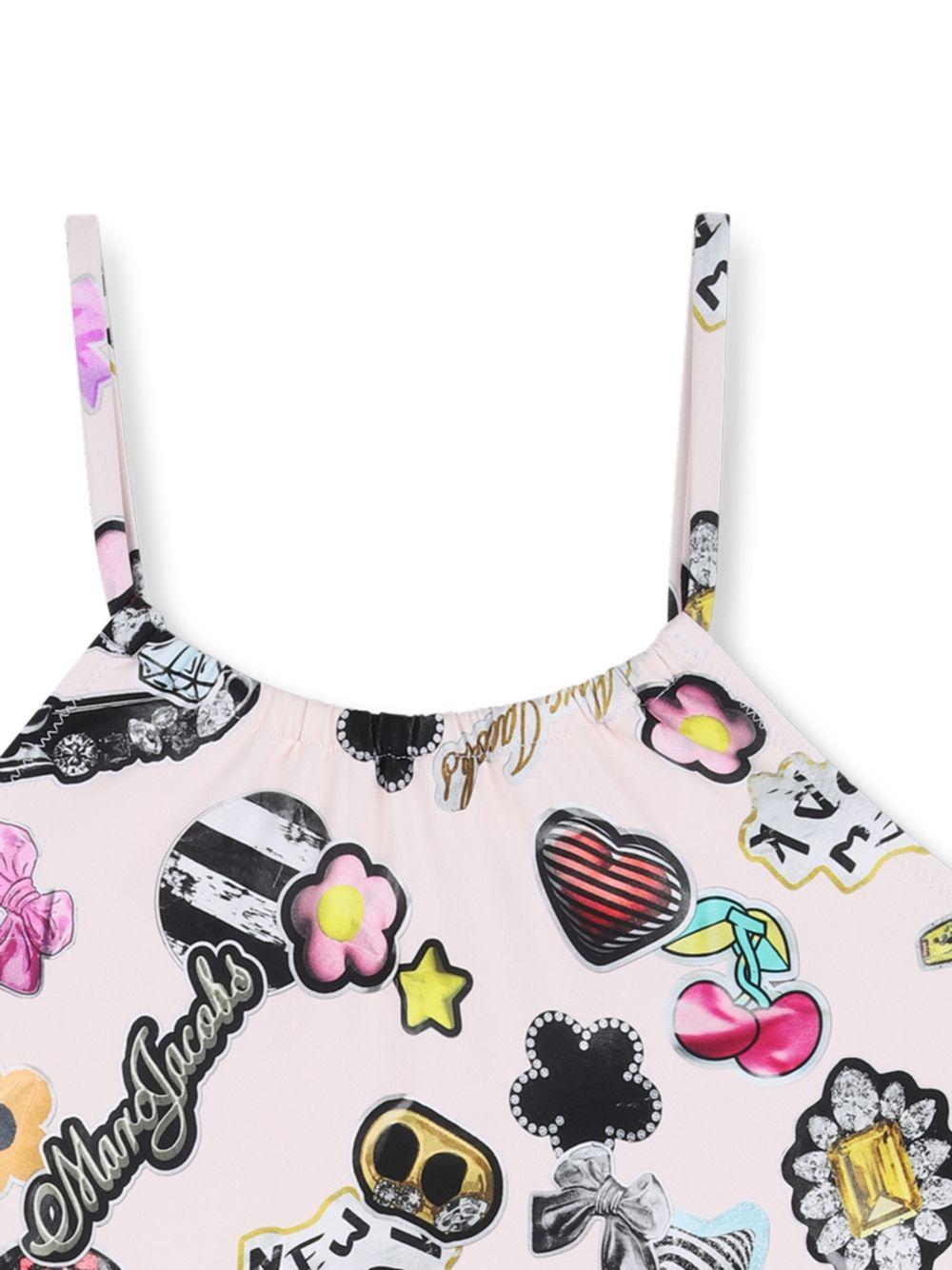 Costume da bagno per bambina The marc Jacobs Kids rosa chiaro - Rubino Kids