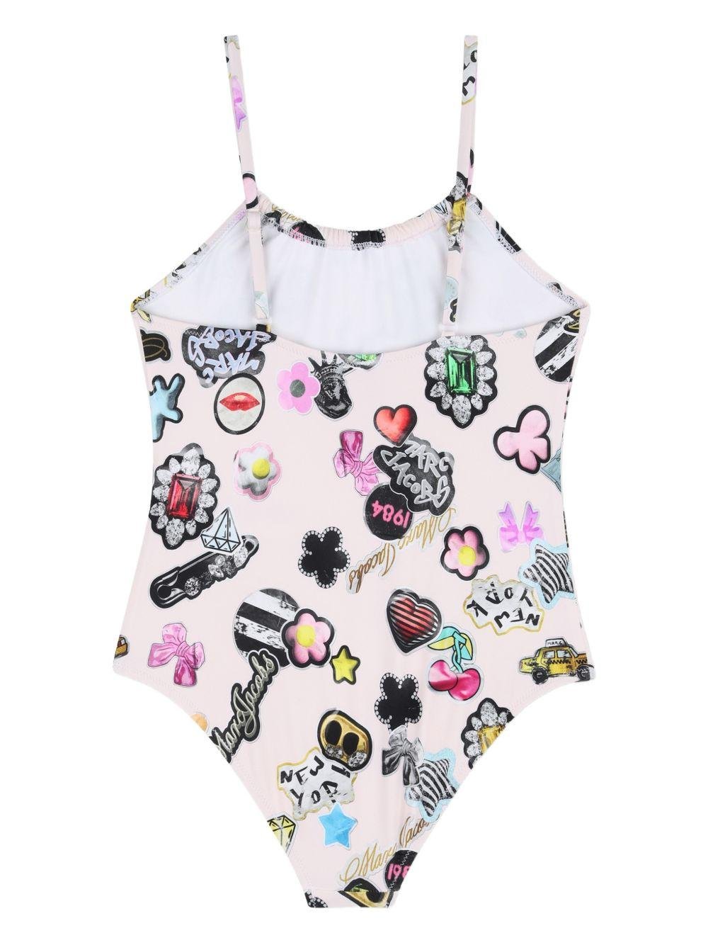 Costume da bagno per bambina The marc Jacobs Kids rosa chiaro - Rubino Kids