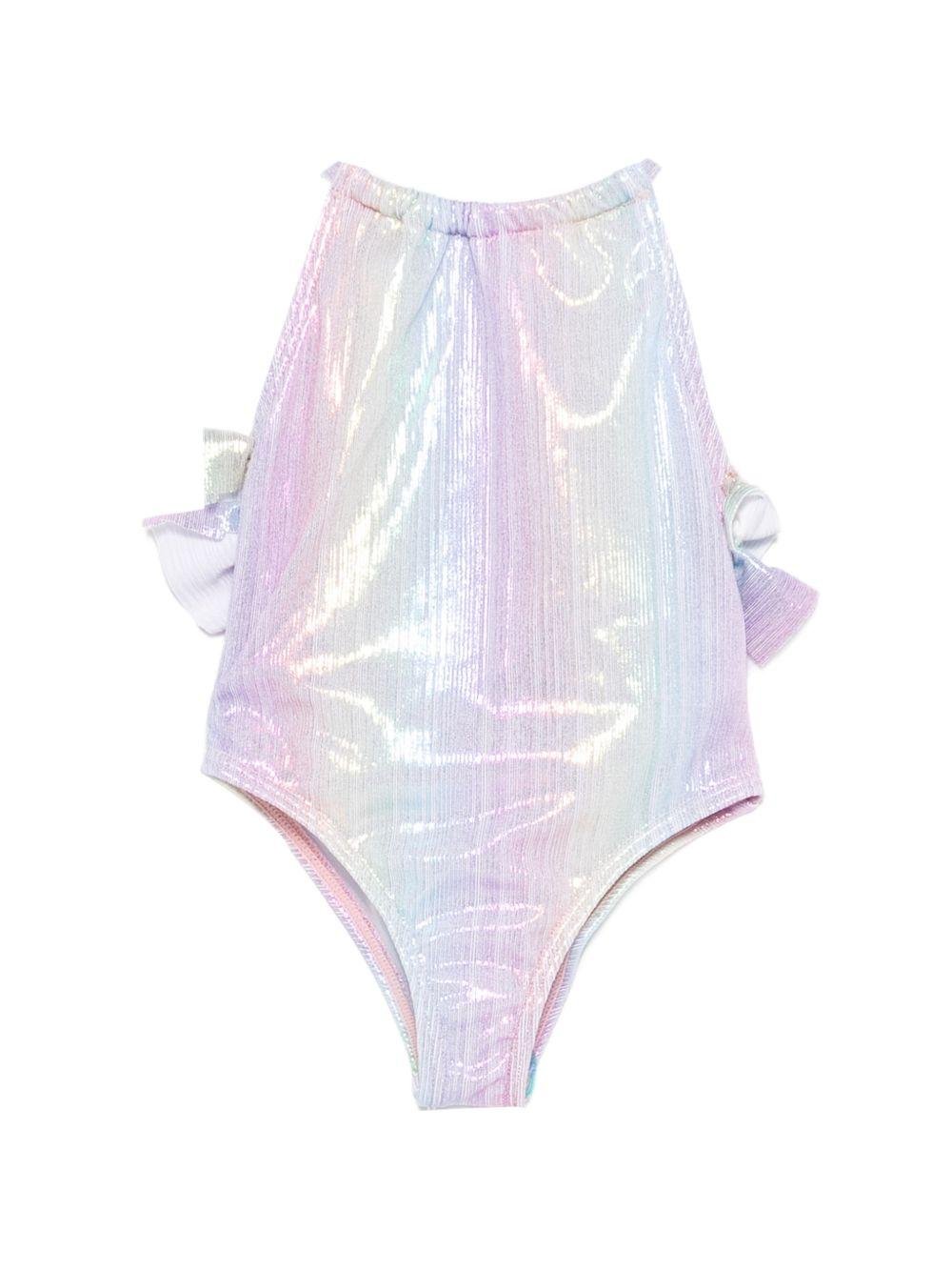 Costume da bagno per neonata Billieblush multicolore con effetto metallizzato - Rubino Kids