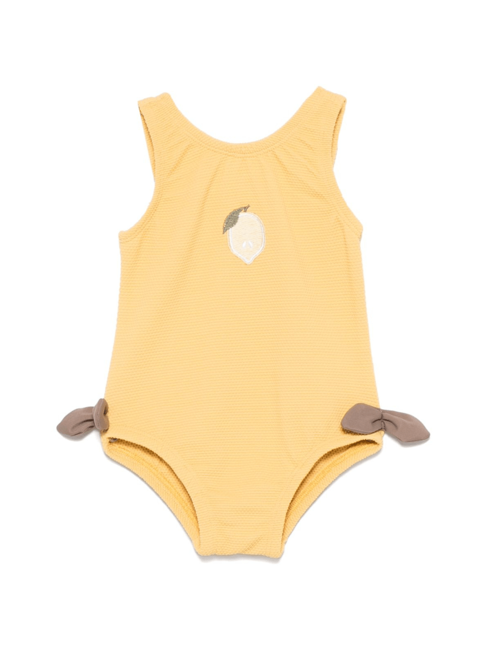 Costume da bagno per neonata Donsje Stien giallo con motivo con ricamo - Rubino Kids