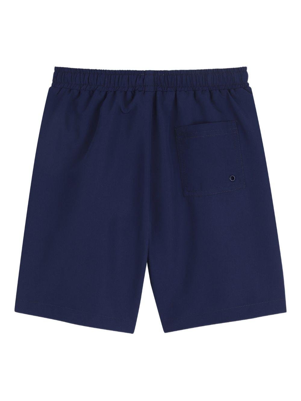 Costume per bambino Kenzo Kids blu con stampa logo - Rubino Kids