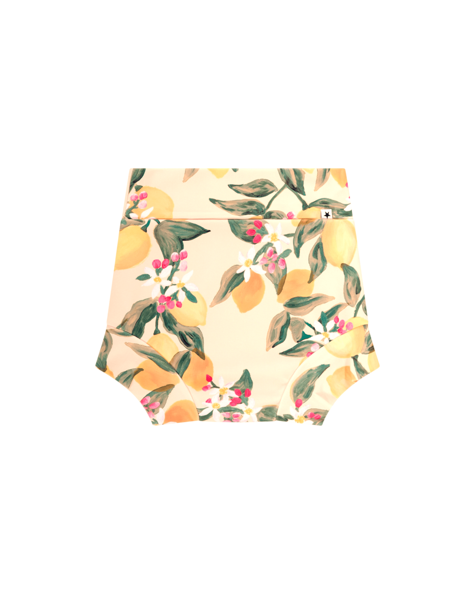 Costume per neonata Molo Kids beige con stampa a fiori - Rubino Kids