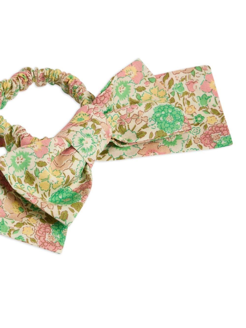 Elastico Jeani per bambina Bonpoint multicolore con stampa a fiori - Rubino Kids