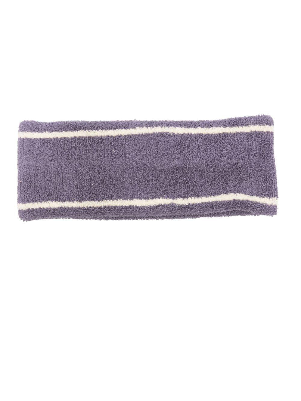 Fascia per bambina Bobo Choses viola con strisce ricamate - Rubino Kids