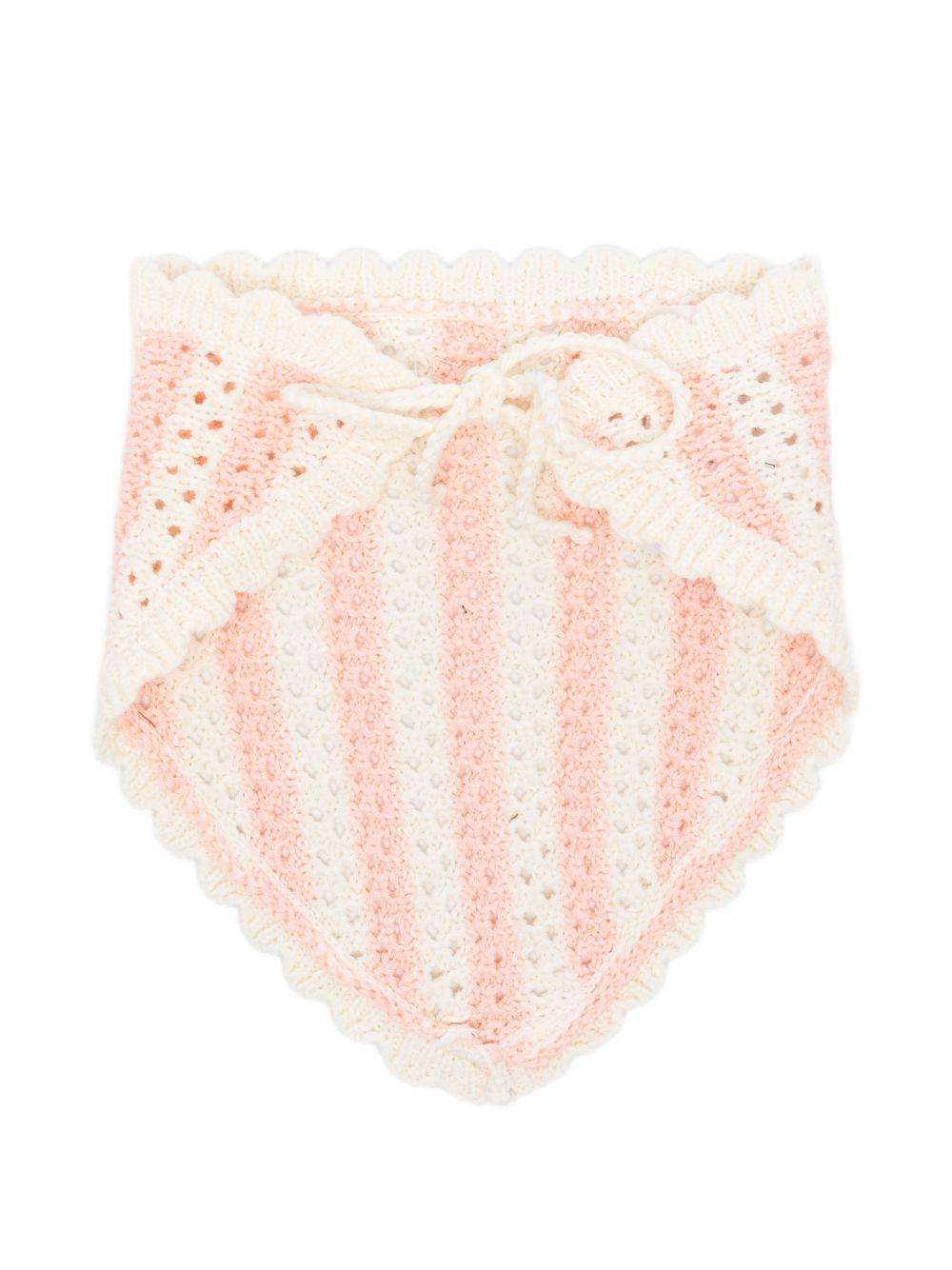 Fascia per capelli per bambina Louise Misha rosa con design a righe - Rubino Kids