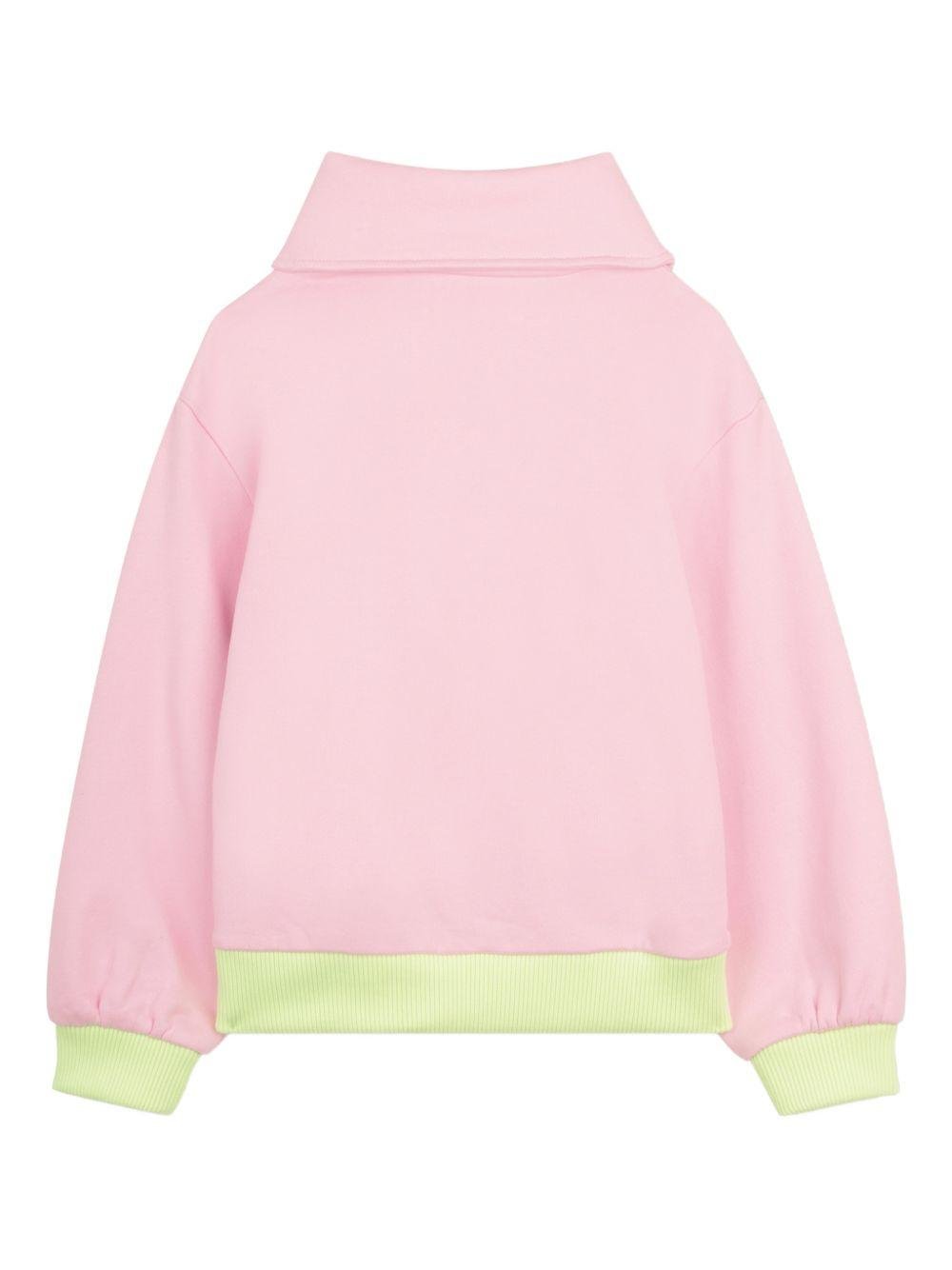 Felpa per bambina Billieblush rosa con paillettes - Rubino Kids