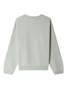 Felpa per bambina Bonpoint azzurro con stampa logo - Rubino Kids