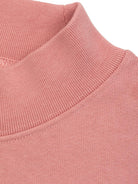 Felpa per bambina Palm Angels Kids rosa con stampa con logo sul davanti - Rubino Kids