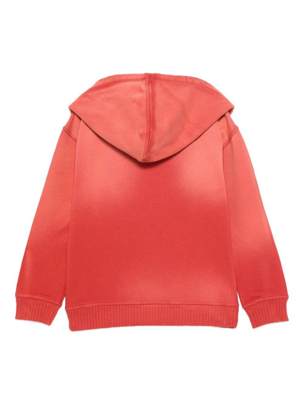 Felpa per bambina Scotch & Soda Kids rossa con stampa grafica sul petto - Rubino Kids