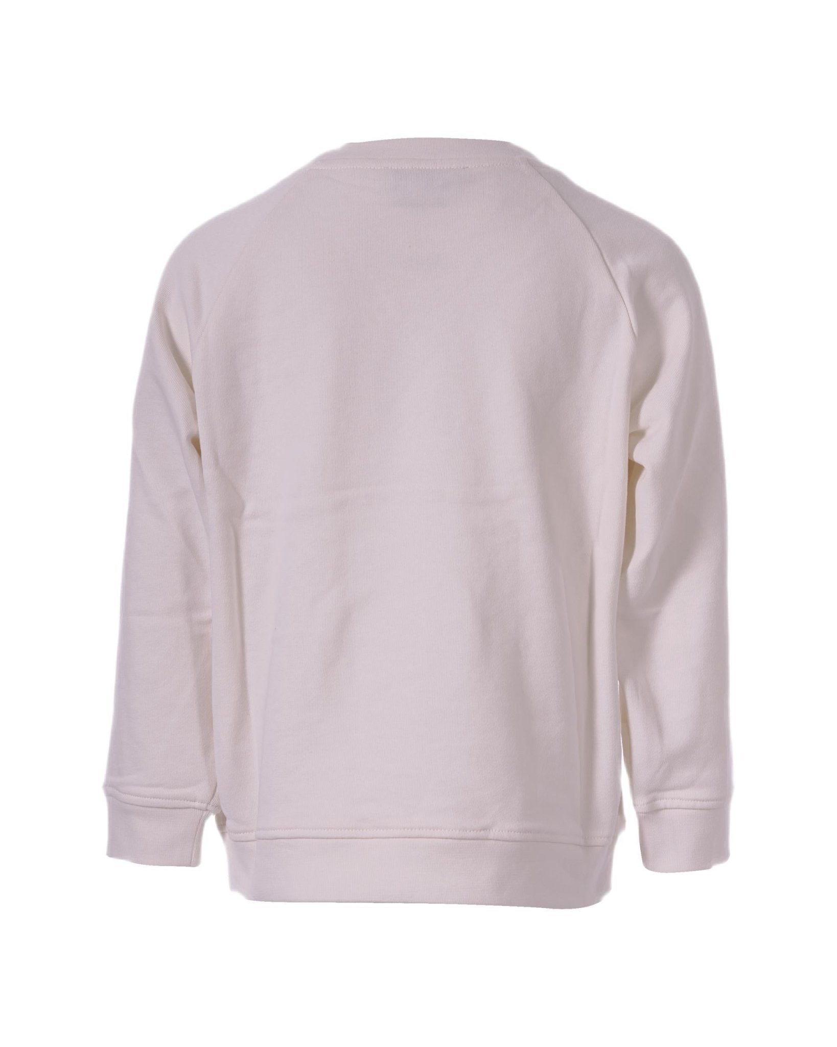 Felpa per bambina Stella McCartney Kids bianca con stampa cavallo - Rubino Kids