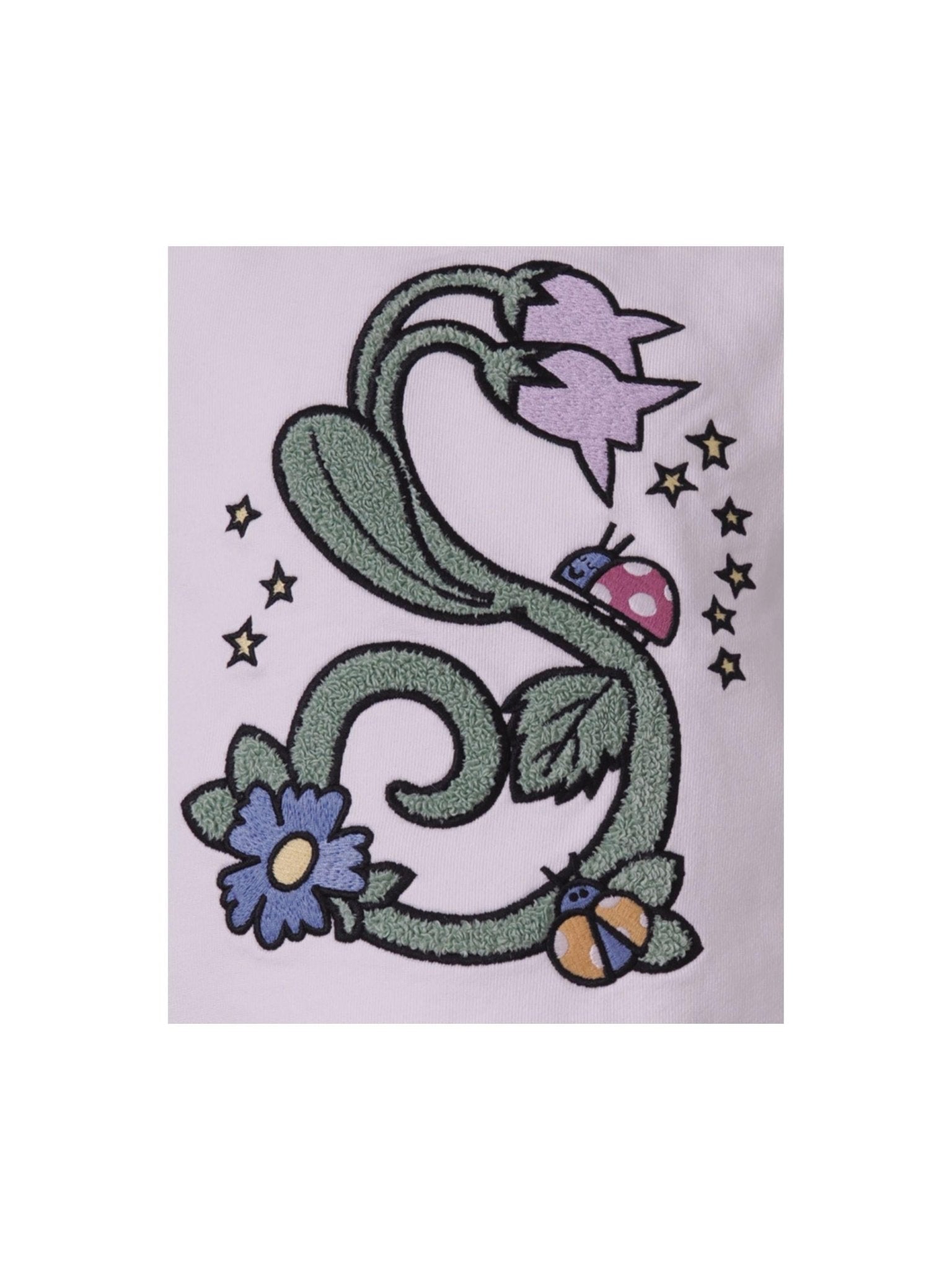 Felpa per bambina Stella McCartney Kids bianca con stampa floreale - Rubino Kids