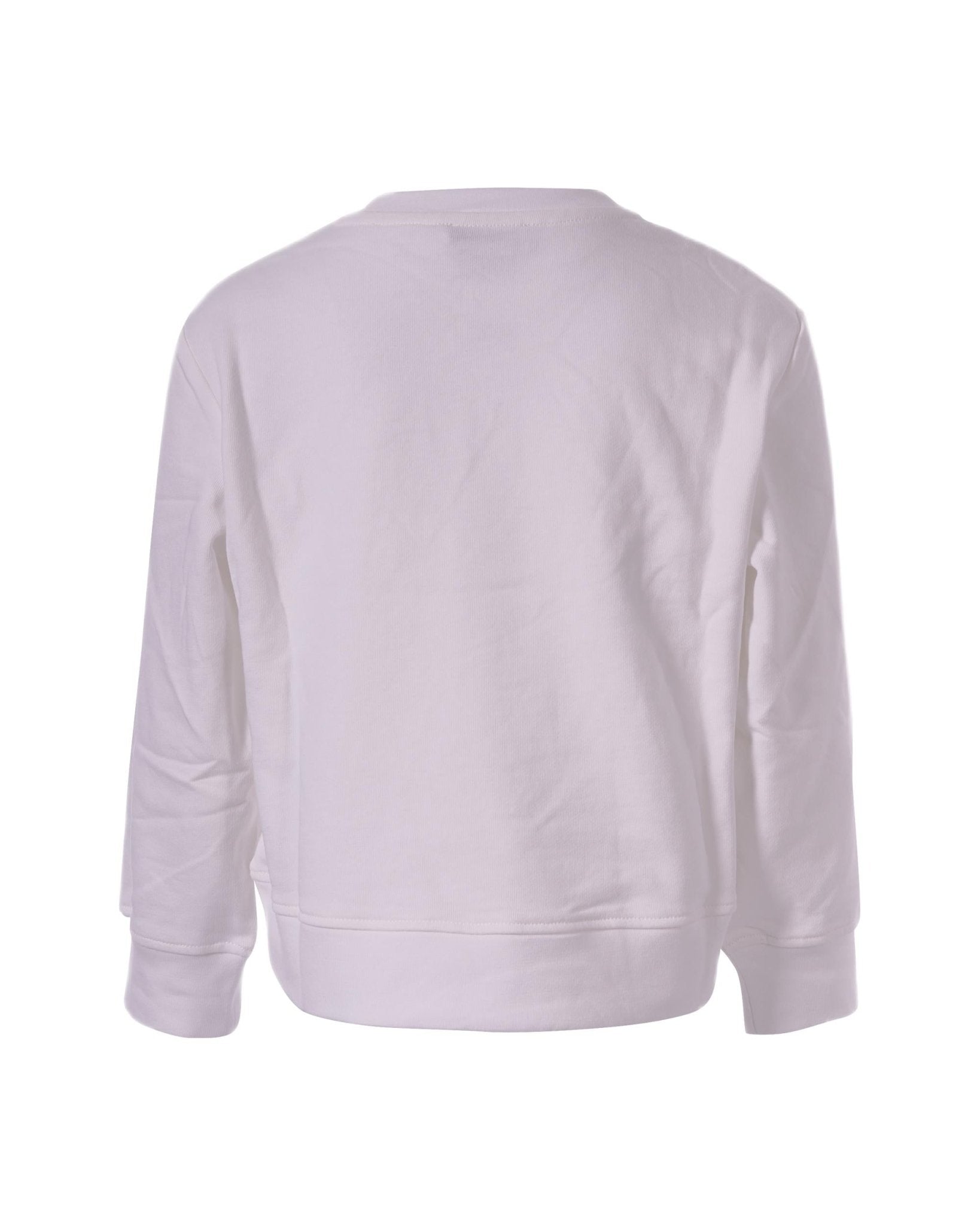 Felpa per bambina Stella McCartney Kids bianca con stampa floreale - Rubino Kids