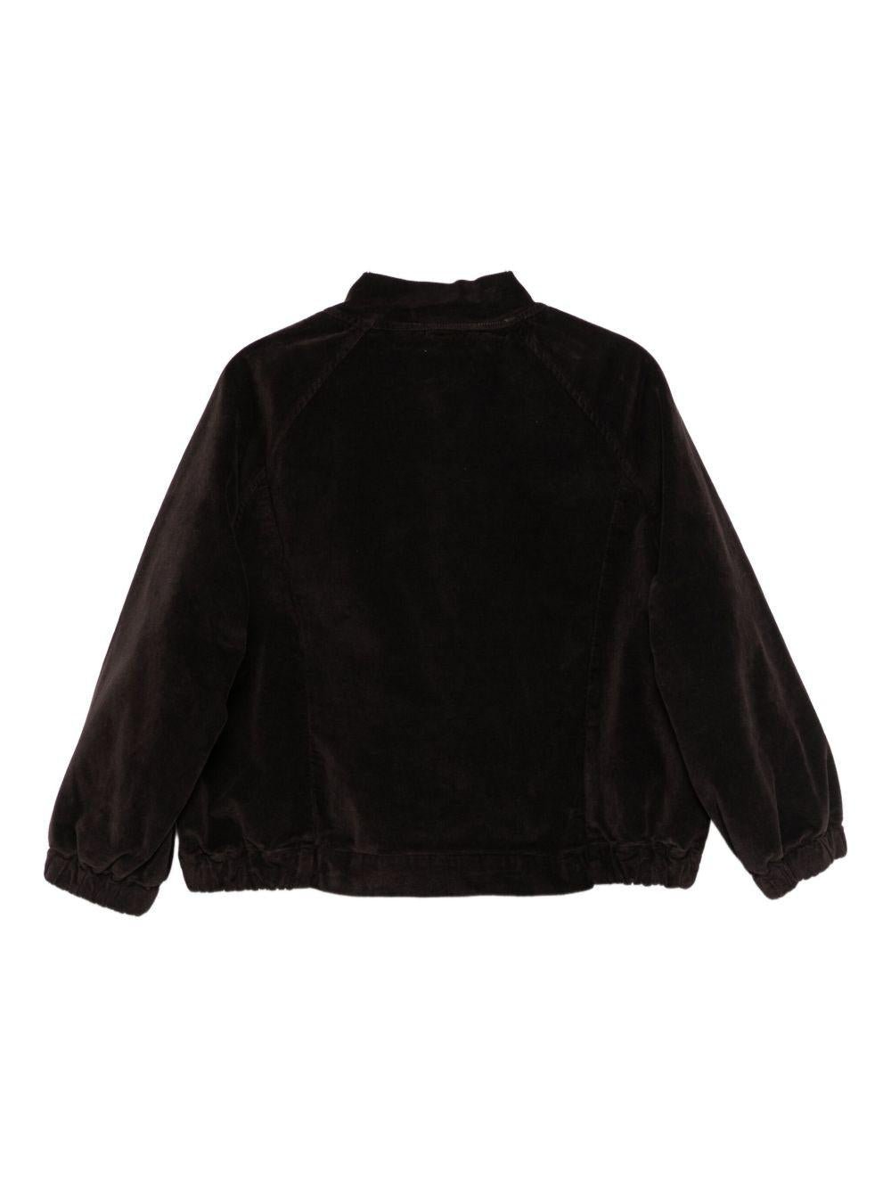 Felpa per bambino Album di Famiglia Kids marrone con chiusura con cerniera - Rubino Kids