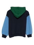 Felpa per bambino Bobo Choses blu con cappuccio Tic Tac Toe - Rubino Kids