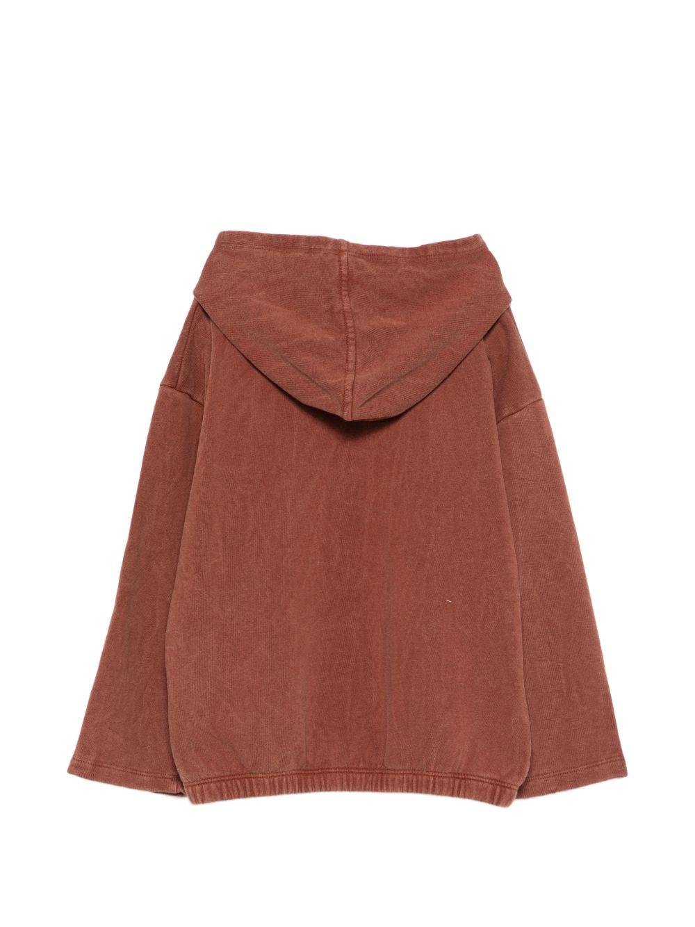 Felpa per bambino Bobo Choses marrone con logo sul davanti - Rubino Kids