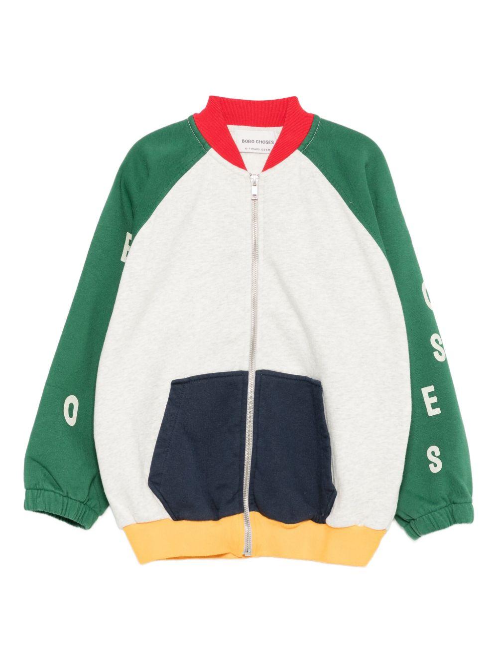 Felpa per bambino Bobo Choses multicolore con zip - Rubino Kids