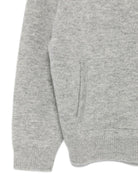 Felpa per bambino Bonpoint grigio lavorata a maglia - Rubino Kids