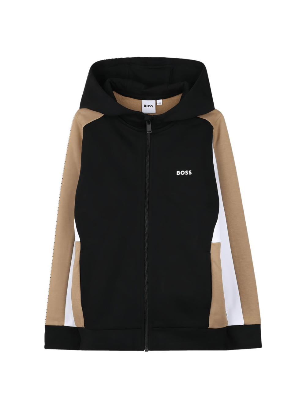 Felpa per bambino Boss Kids multicolore con design color - block - Rubino Kids