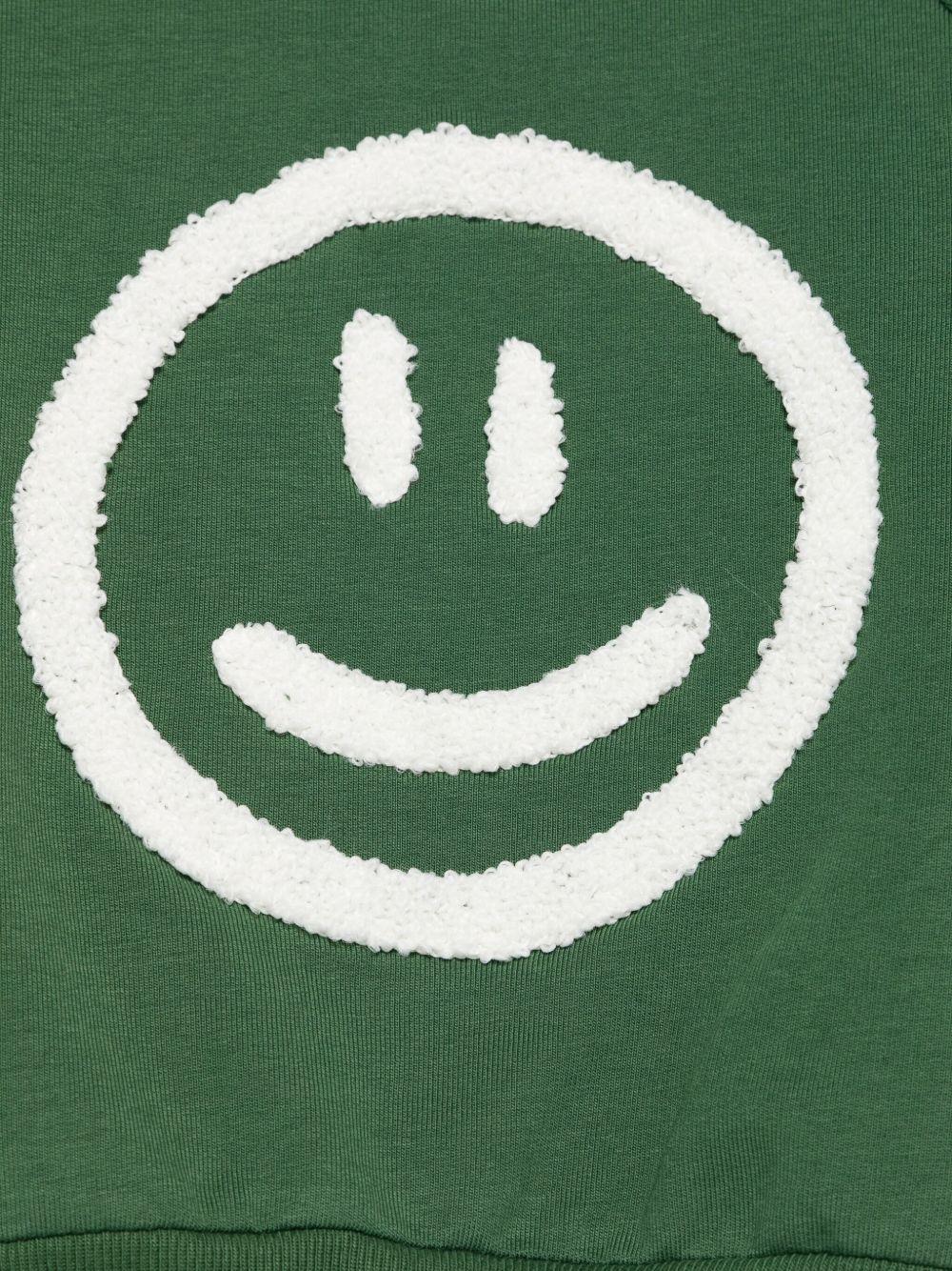 Felpa per bambino Molo blu con stampa faccina - Rubino Kids